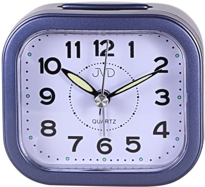 Budzik JVD SRP8006.1 8x7 cm drzemka podświetlenie cichy chód .