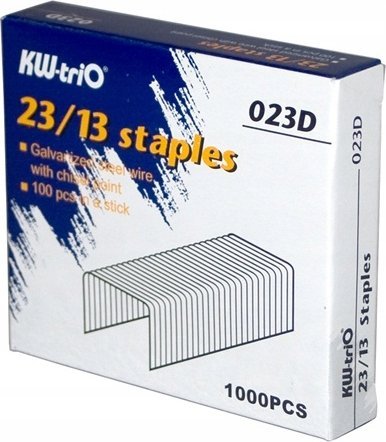 KW-TRIO Zszywki KW-triO 23/13 023D 50 - 100 kart 1000 szt