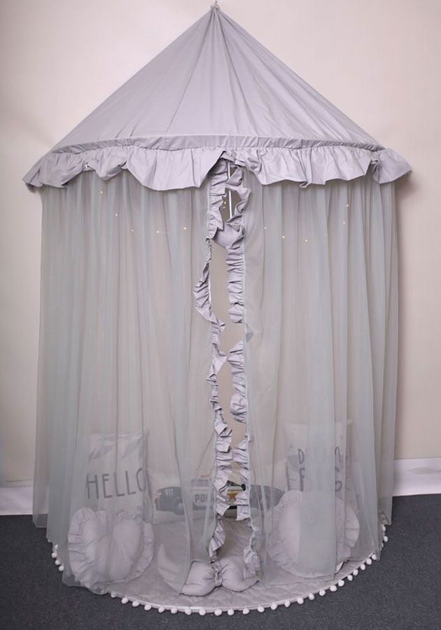 Elior Szary baldachim dziecięcy nad łóżeczko - Sentopia 4X