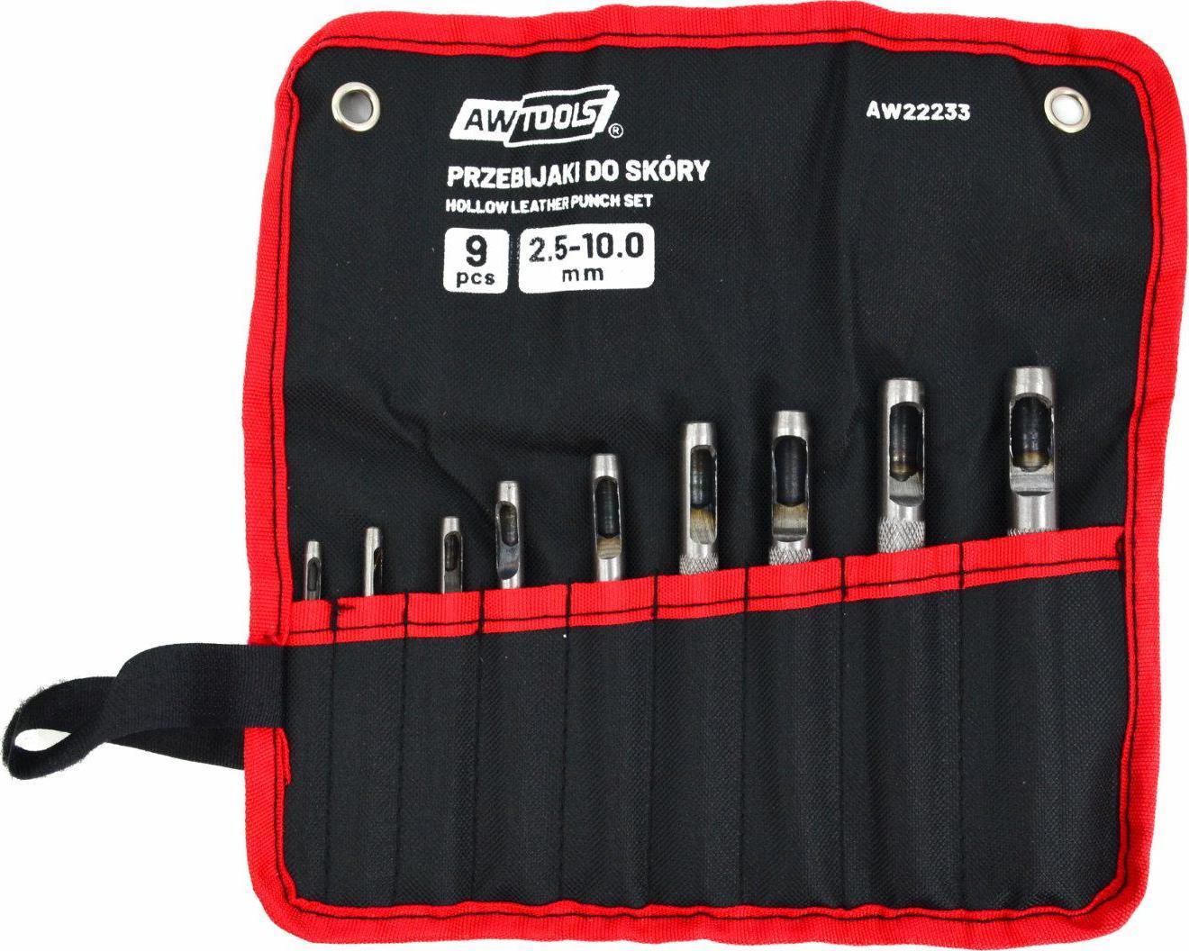 AWTools AWTOOLS PRZEBIJAKI SKÓRY 9cz