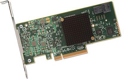 Kontroler Broadcom PCIe 3.0 x8 - 1x SFF-8643 SAS 9300-4i (LSI00346)