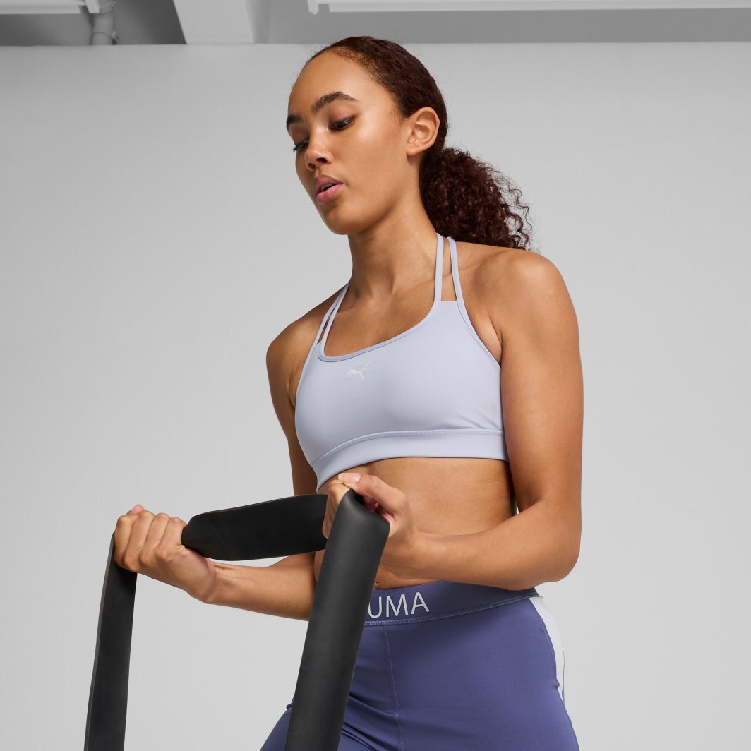 Puma moteriška treniruočių liemenėlė MOVE STRAPPY, levandų spalvos