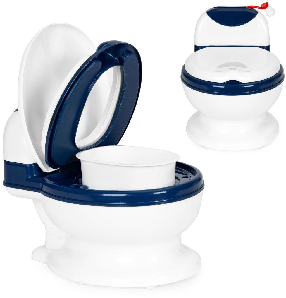 Multistore Nocnik toaleta z wyjmowanym wkładem sedes dla dzieci zamykany ze szczotką ECOTOYS