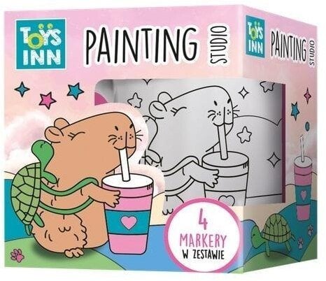 Kubek do kolorowania z markerami Kapibara