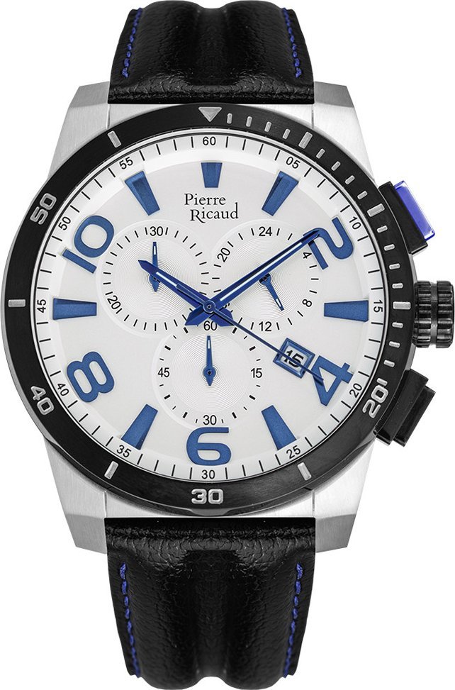 Zegarek Pierre Ricaud Zegarek męski Pierre Ricaud P60016.Y2B3CH czarny
