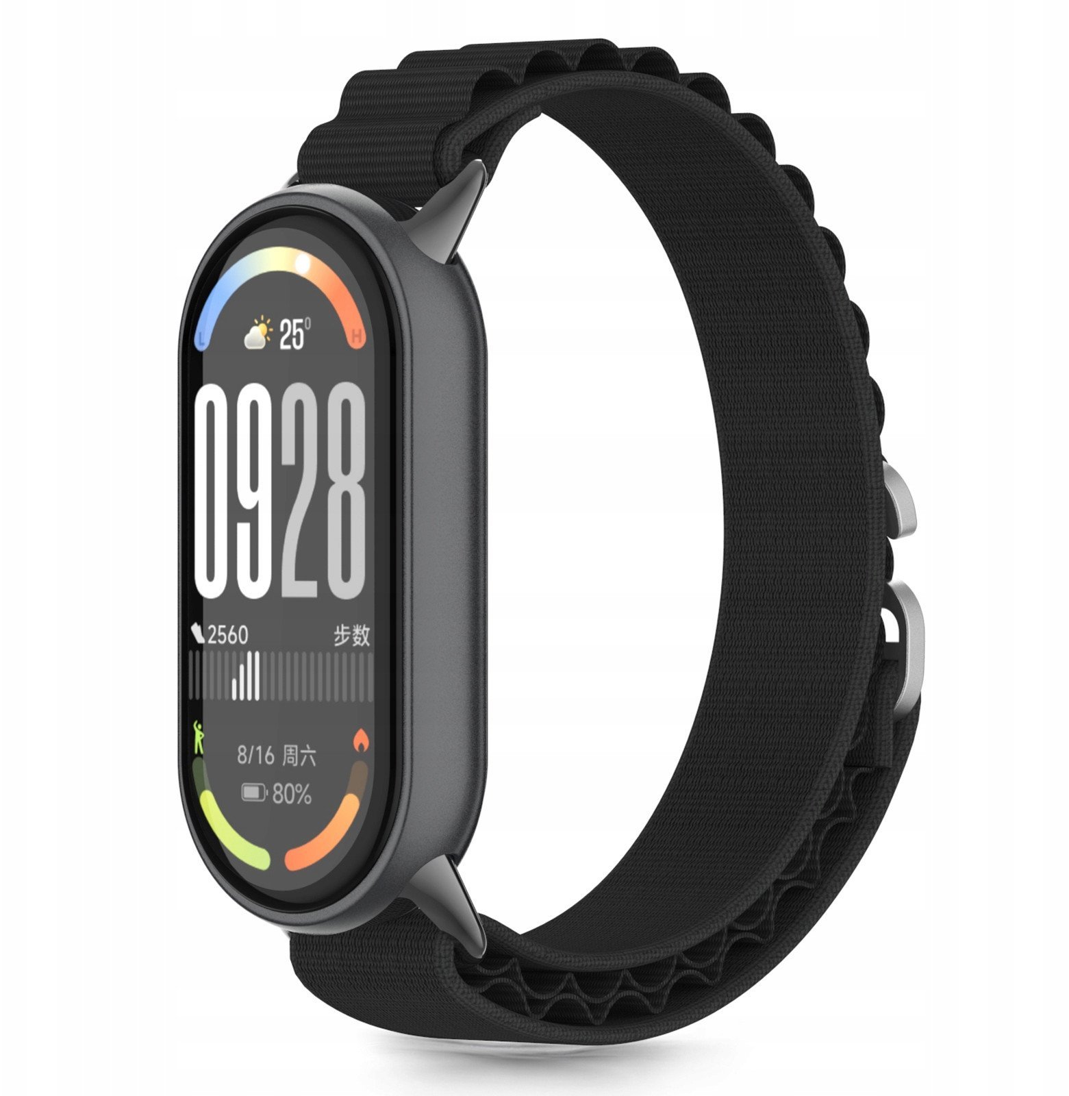 Pasek Tech-Protect Nylon Pro do Xiaomi Smart Band 8 / 9 / 10 / NFC Black