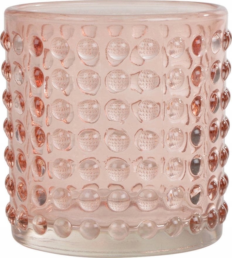 Homea Świecznik z wypukłym wzorem ARTY, Ø 7 cm