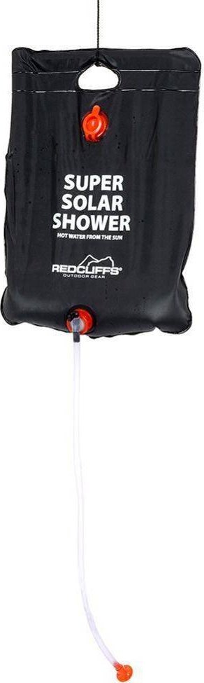 Redcliffs Prysznic kempingowy turystyczny solarny czarny 15 l