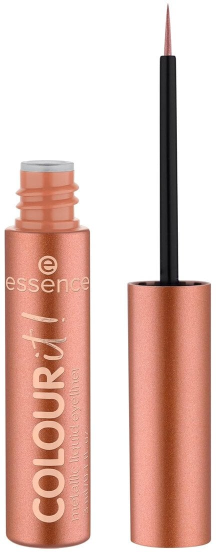 Essence Colour It! Metallic Liquid Liner metaliczny eyeliner do powiek 01 Burnished Bronze 3ml