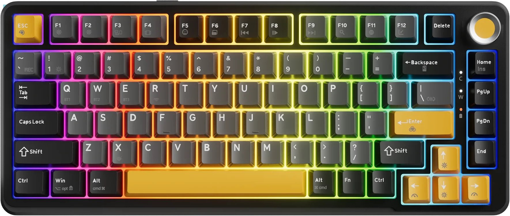 Klawiatura Marvo Titan 75 Wireless Marvo Banana Crystal (KG985W)