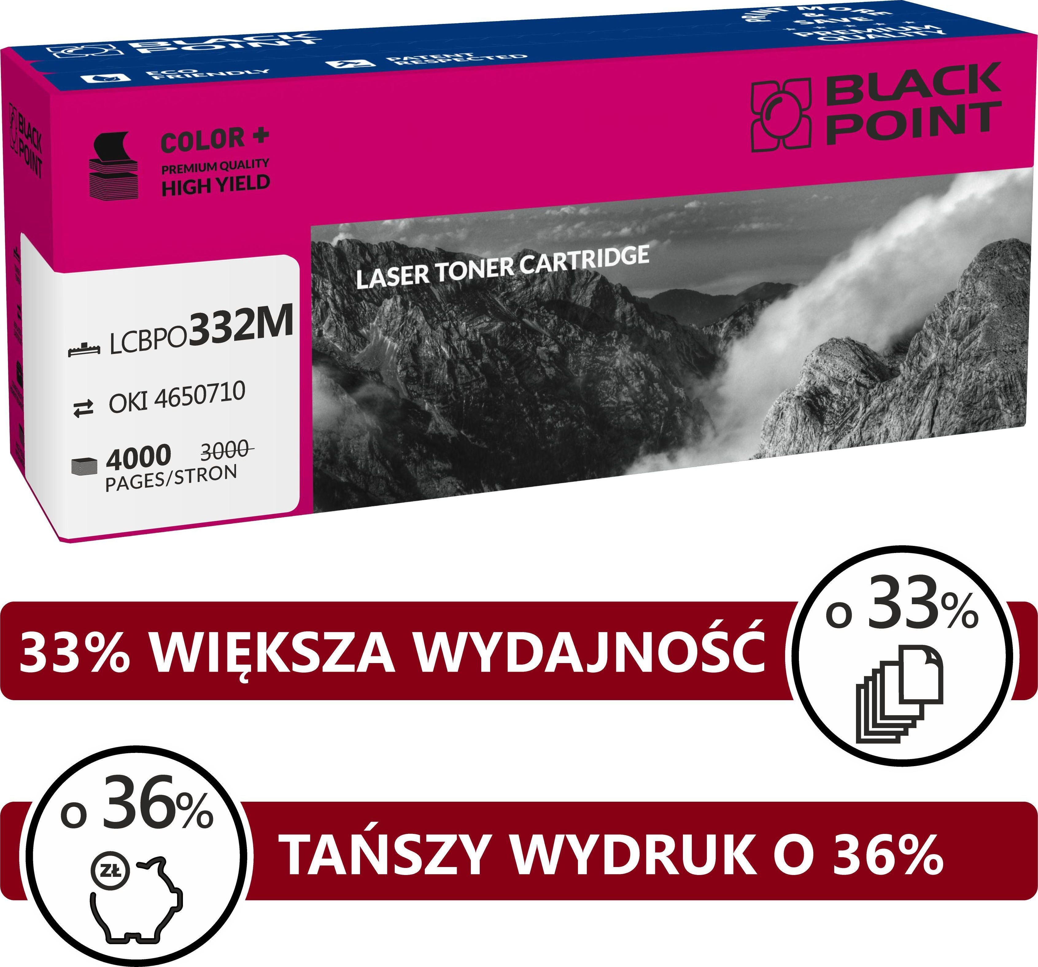 Toner Black Point LCBPOC332M Magenta Zamiennik 46508710 (BLOKI332MABW)