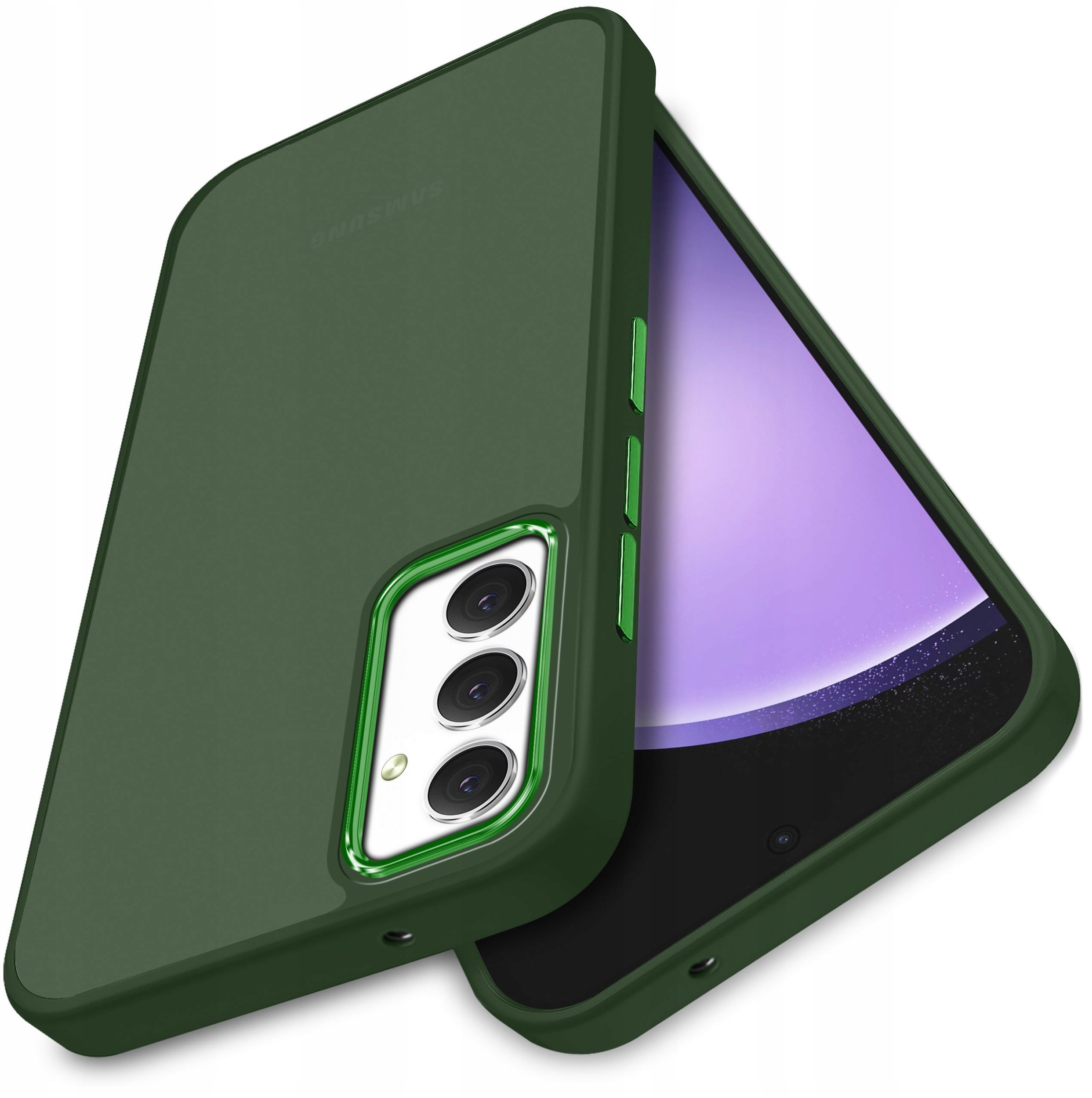 Etui do Samsung Galaxy S23 FE MATOWE SILICONE CASE SATYNOWE PLECKI + Szkło