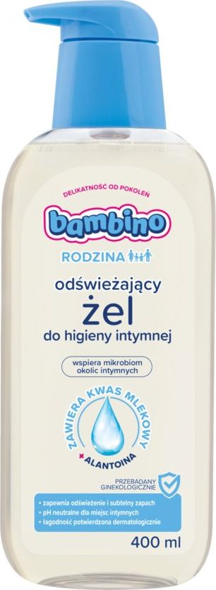 Nivea Bambino Rodzina Żel do higieny intymnej hipoalergiczny 400ml