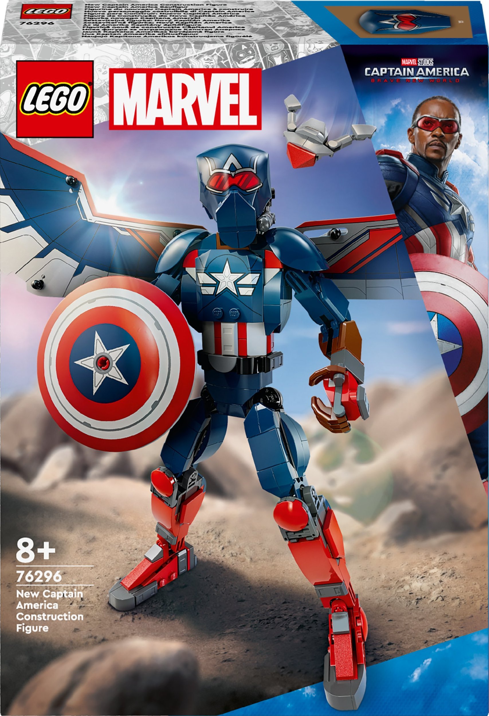 Marvel Figurka nowego Kapitana Ameryki (76296)