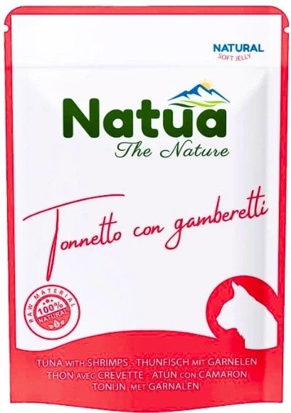 Natua Natural Mokra Karma dla Kota Tuńczyk Krewetki 70g