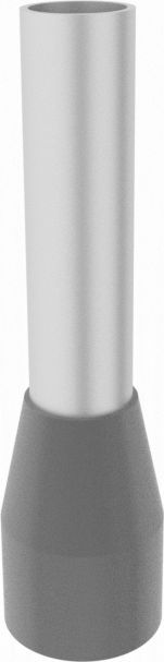 Elpromet 100szt. E 4/10mm Końcówka tulejkowa izolowana 4mm2 szara E4010 Elpromet 0484
