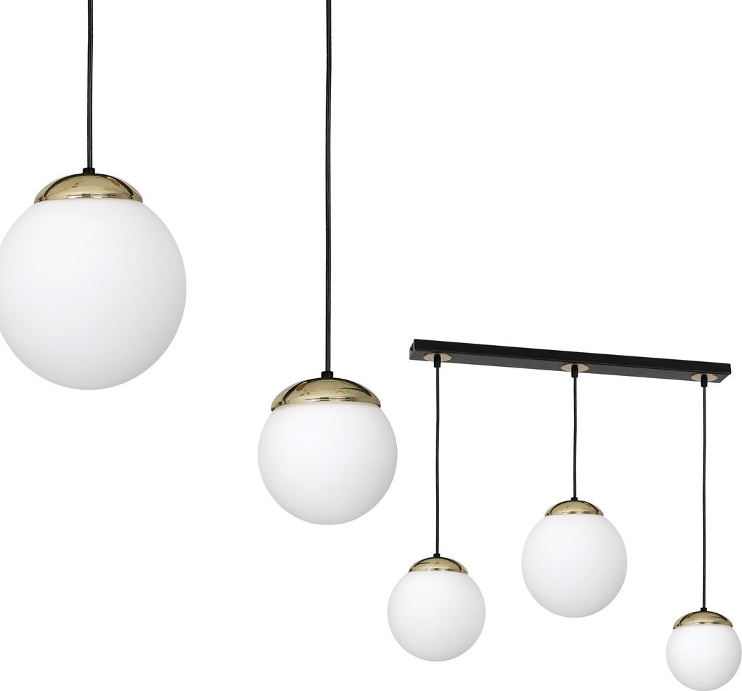 Lampa wisząca Milagro Nowoczesna lampa wisząca do jadalni Milagro SPARTA kule MLP6500