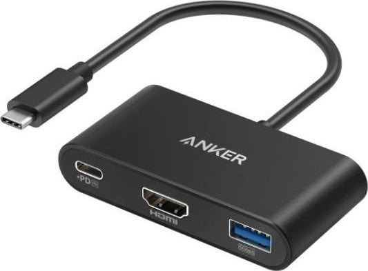 HUB USB Anker Anker USB-C Hub 3w1 4K HDMI szary