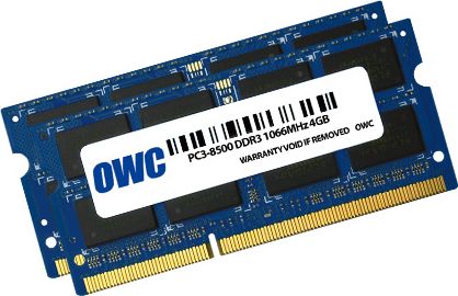 Pamięć dedykowana OWC DDR3, 8 GB, 1066 MHz, CL7 (OWC8566DDR3S8GP)