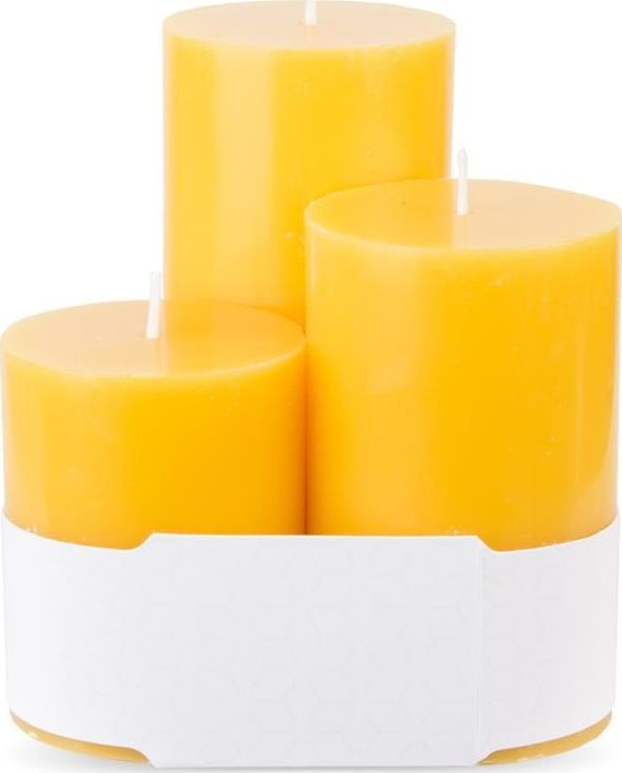 Art-Pol Pl Trop. Mango Świeca Glass Classic 3-Pack Walec
