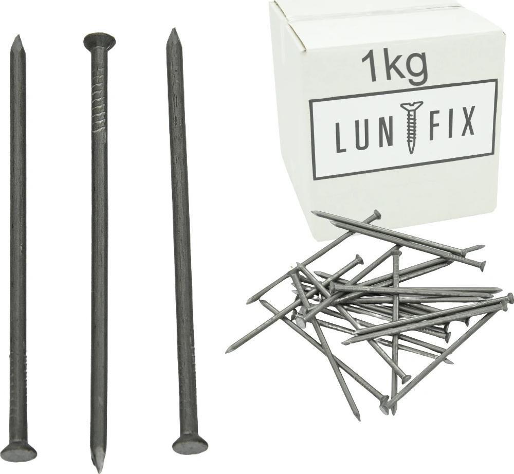 Lun Fix Gwoździe 1,4x25 mm budowlane czarne 1kg