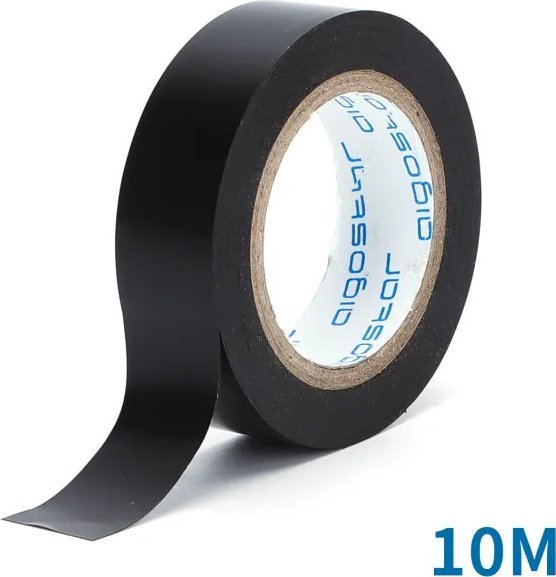 Aigostar Taśma elektroizolacyjna PWC 0,13x17x10 m czarna Taśma elektroizolacyjna PWC 0,13x17x10 m czarna