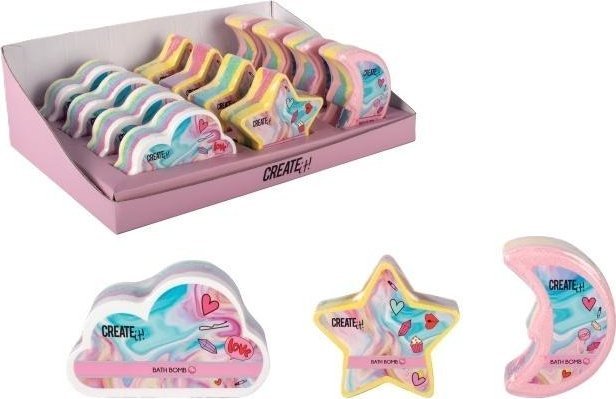 Tęczowa bomba do kąpieli mix CREATE IT!