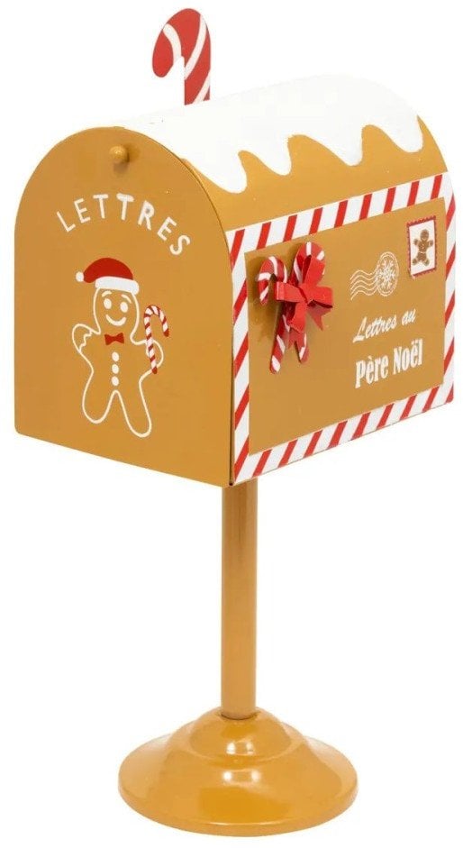 Skrzynka na listy świąteczna Gingerbread 32x16,5x12,5 cm