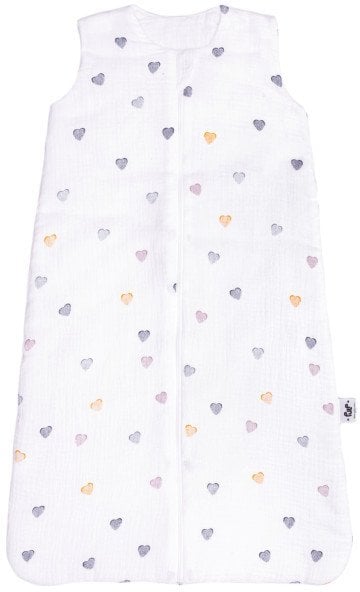 PULP-ŚPIWOREK CAŁOROCZNY DO 12M 1,75TOG KOLOROWE SERDUSZKA