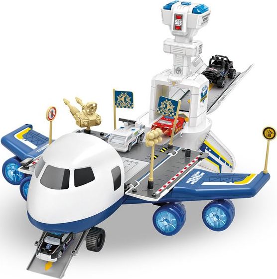 Kids World Samolot z policyjnym centrum dowodzenia