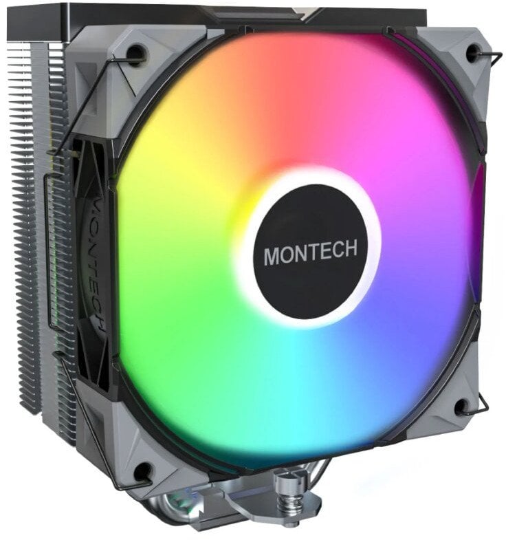 Montech NX400 Black CPU-Khler, ARGB - 120mm, schwarz