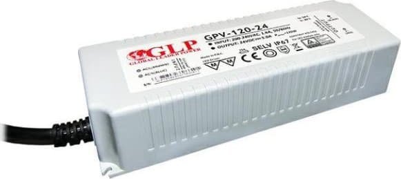 Zasilacz Mojeledy Zasilacz GPV 120W 24V DC ip67 gpv-120-24 led