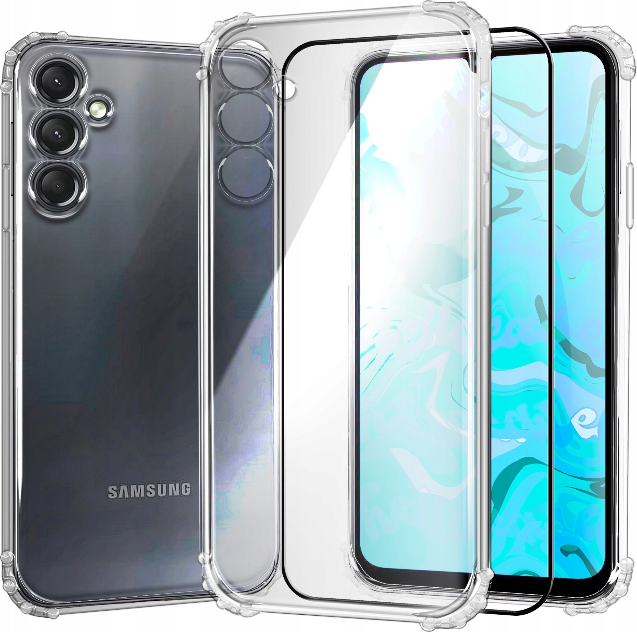Hello Case ETUI PANCERNE DO SAMSUNG GALAXY A24 4G | CASE SILIKON SLIM OBUDOWA SZKŁO