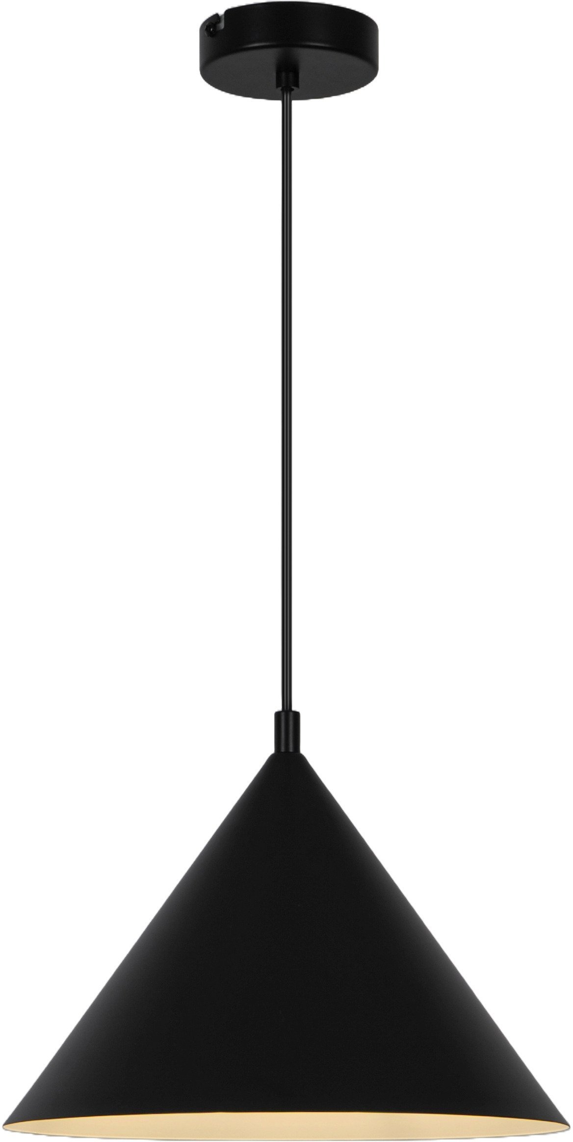 PENDANT LIGHT TRIANGLE E27 BLACK