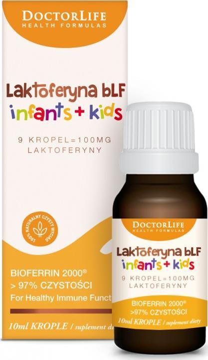 Doctor Life DOCTOR LIFE_Laktoferyna bLF Infants Kids suplement diety w kroplach 10ml