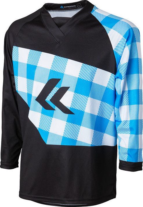 Kross Koszulka męska Enduro czarno-niebieska r. L