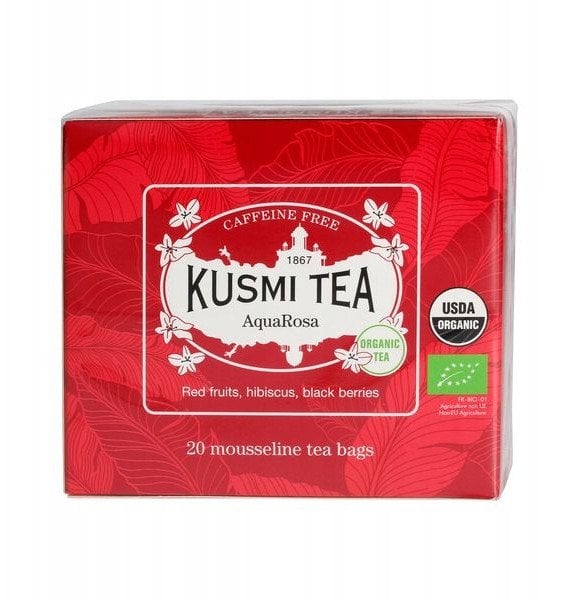 Kusmi Tea - AquaRosa Bio - Herbata 20 saszetek