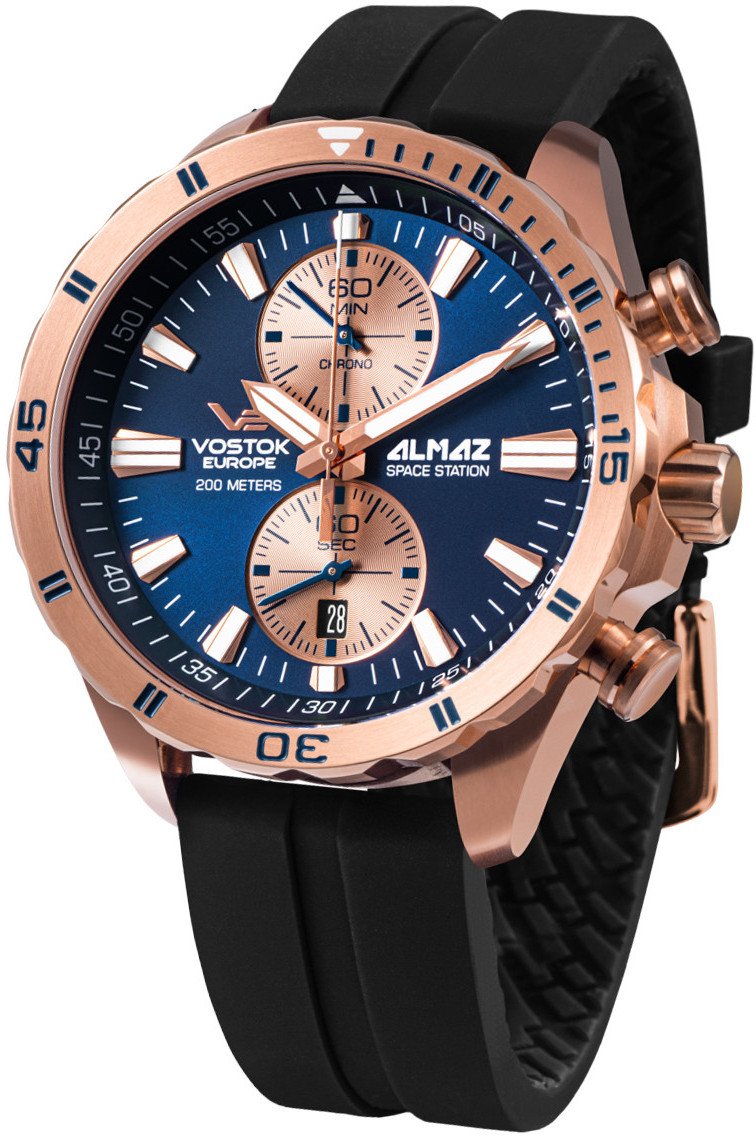 Zegarek męski Vostok Europe 6S11-320B660S czarny