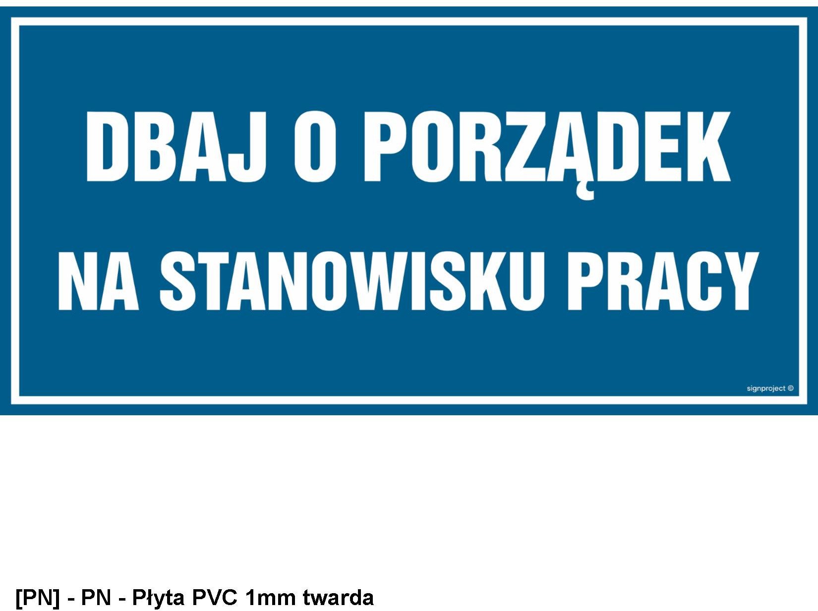 PA508 - Dbaj o porządek na stanowisku pracy 300x150