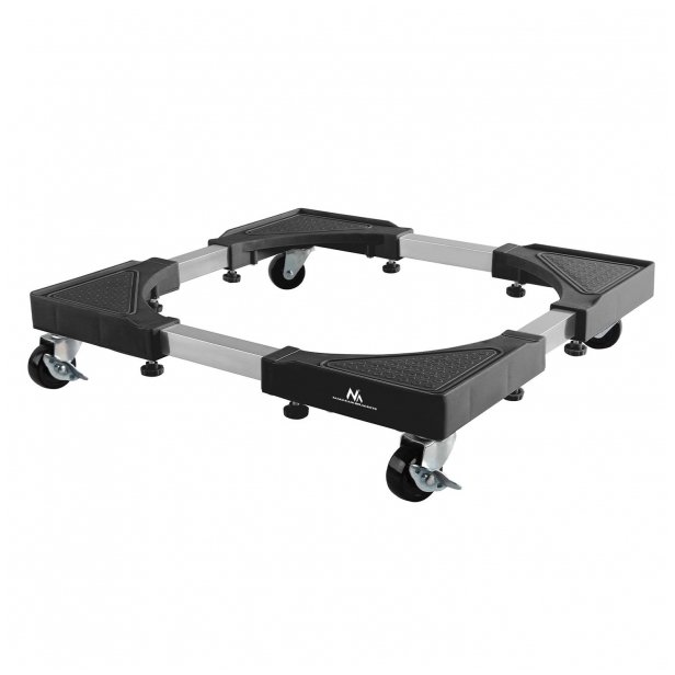 Podstawa pod pralkę ruchoma Maclean MC-118 B, blokada kółek, szer. 500-700mm, uniwersalna, do 200kg