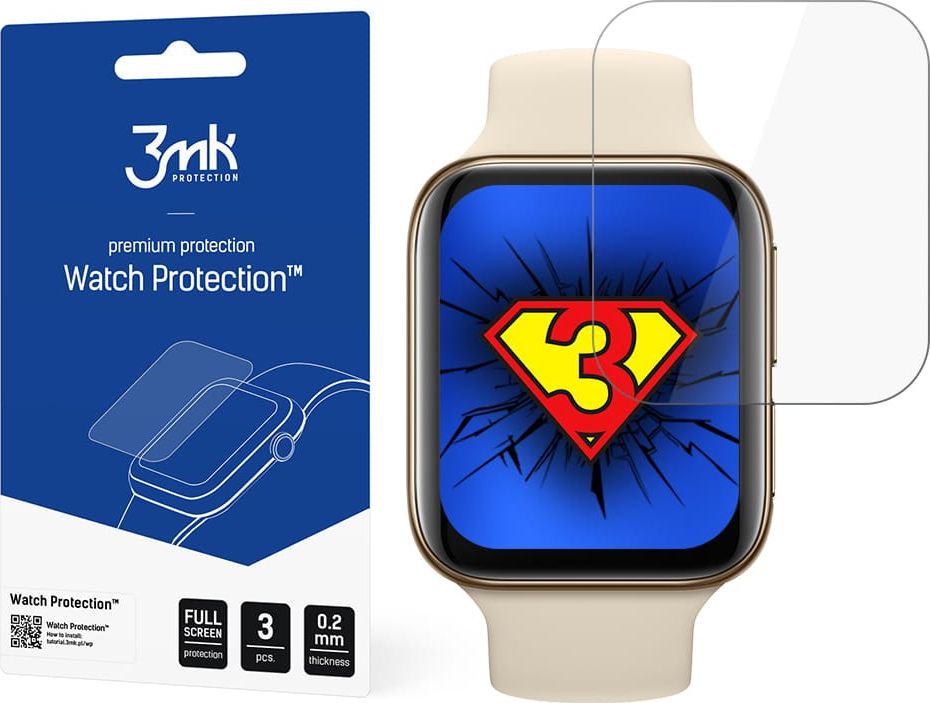 3MK 3x FOLIA OCHRONNA DO OPPO WATCH 46MM