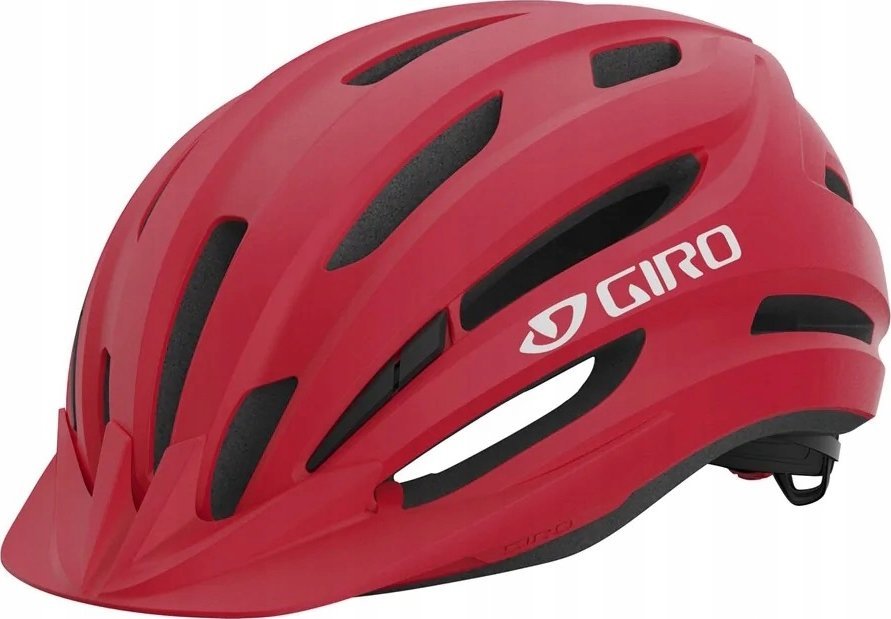 Giro Kask dziecięcy juniorski REGISTER II matte bright red white roz. Uniwersalny (50-57 cm) (NEW 2024)