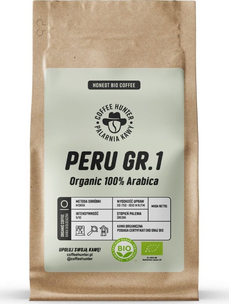 Kawa ziarnista Coffee Hunter PERU GR.1 500 g
