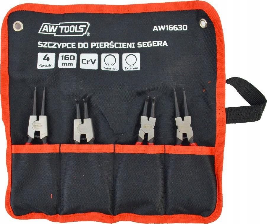 AWTools szczypce segera 160mm 4 szuki, etui (AW16630)
