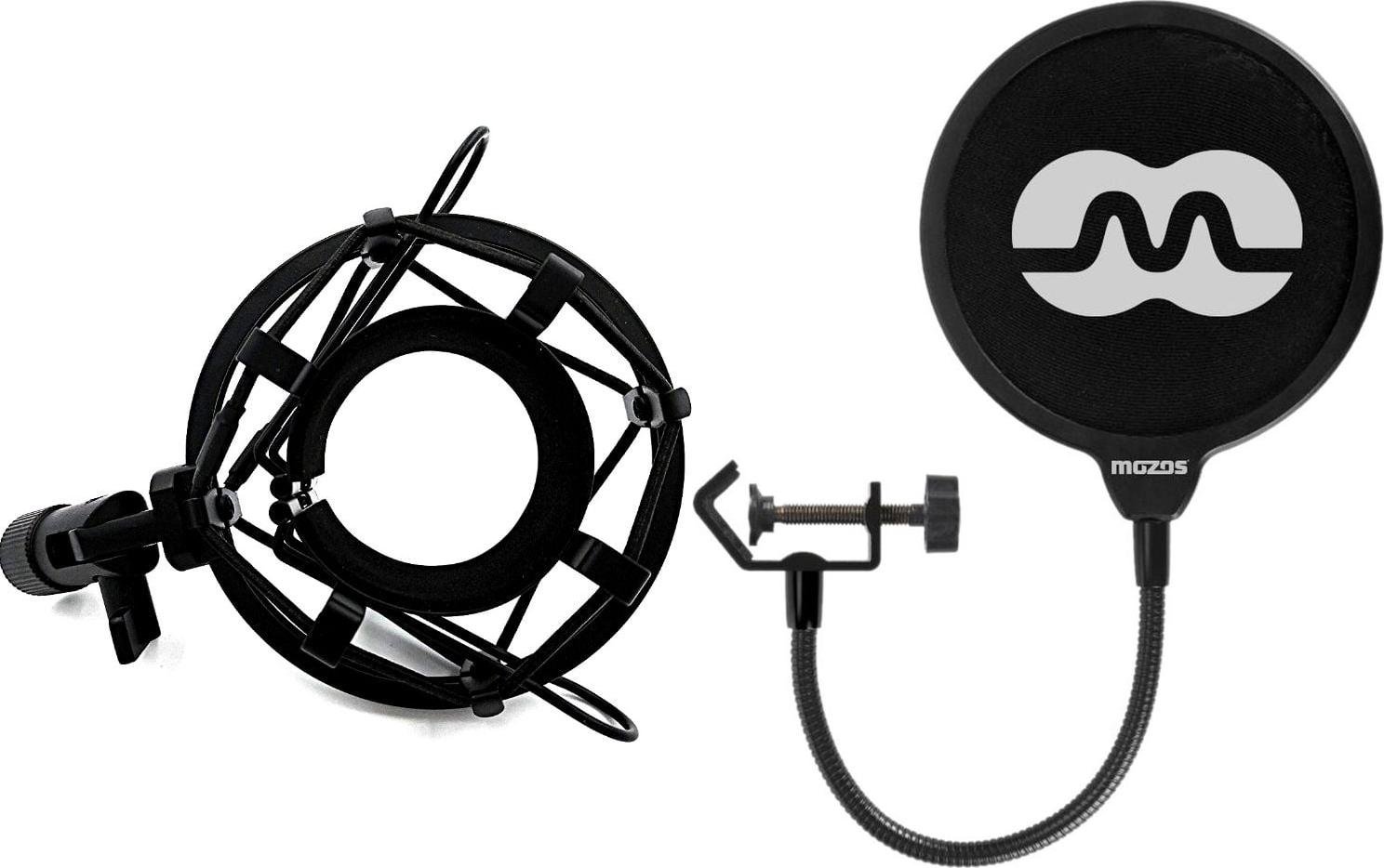 Mozos Mozos Kosz antywibracyjny Shock SHM1 + Pop filtr mikrofonowy PS-1