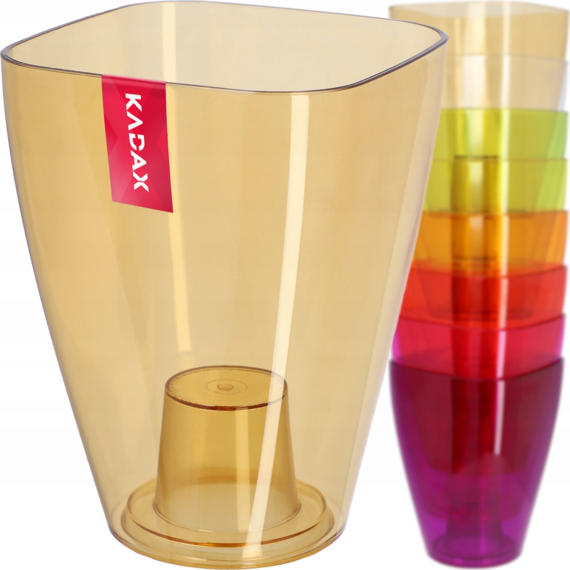 Kadax Doniczka Osłonka Na Storczyk Kwiaty Miodowa 9 cm