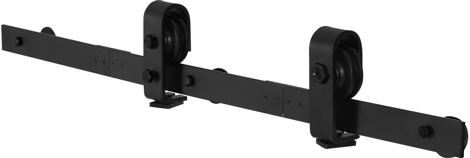 System do Drzwi Przesuwnych Zestaw 90 cm Szyna 2x40 cm 150 kg