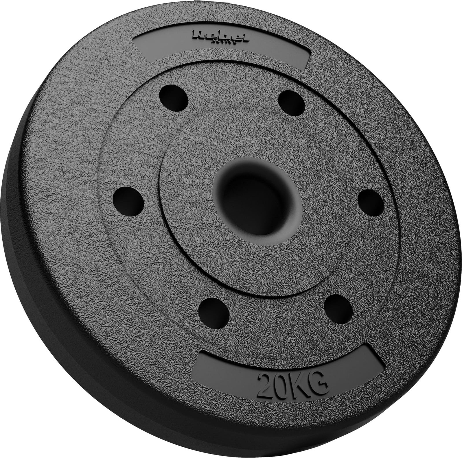 Rebel Obciążenie bitumiczne 20kg, otwór 51mm - do sztang olimpijskich, REBEL ACTIVE