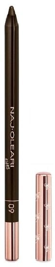 Naj Oleari, Luminous, Waterproof, Kajal Eye Pencil, 09, Matte Brown, 1.12 g For Women