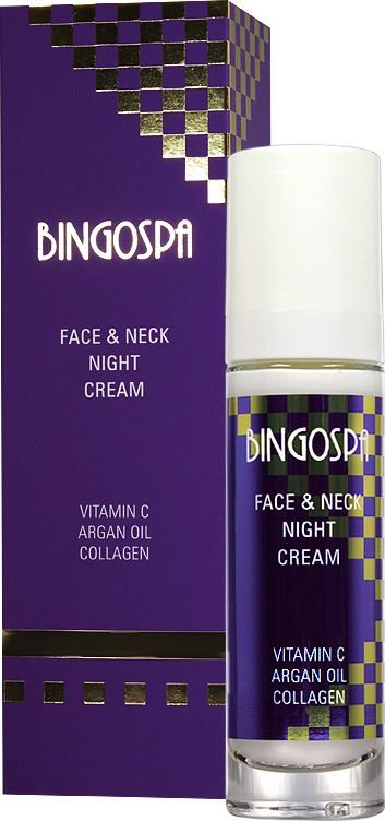BingoSpa Krem na szyję i dekolt z witaminą C/olejem arganowym i kolagenem regenerujący 50g